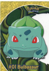 Pokemon Bulbasaur #PC2 Topps TV Clear