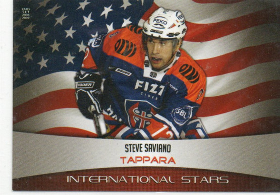2008-09 Cardset International Stars  Steve Saviano /100