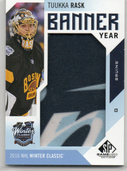  2016-17 SP Game Used Banner Year Winter Classic #BWCTR Tuukka Rask
