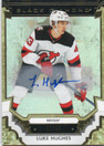  2023-24 Black Diamond Pure Black Autographs #BDBLH Luke Hughes/49