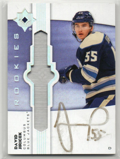  2022-23 Ultimate Collection Ultimate Emblems Rookie Autographs #UEDJ David Jiricek