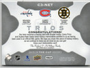  2015-16 The Cup Trios Jerseys #C3NET Braden Holtby/Carey Price/Tuukka Rask /40