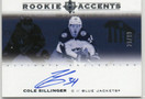  2021-22 Ultimate Collection Rookie Accents Autographs #RACS Cole Sillinger/35