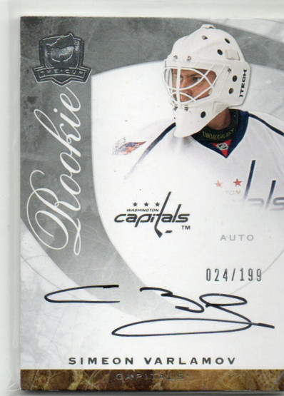  2008-09 The Cup #77 Simeon Varlamov AU RC /199