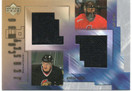  2001-02 Upper Deck Game Jerseys #CHH Marian Hossa/Jani Hurme