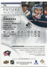  2023-24 SP Authentic #155 Jet Greaves FW AU/949* RC