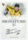 2019-20 Cardset Signature Janne Keränen /125