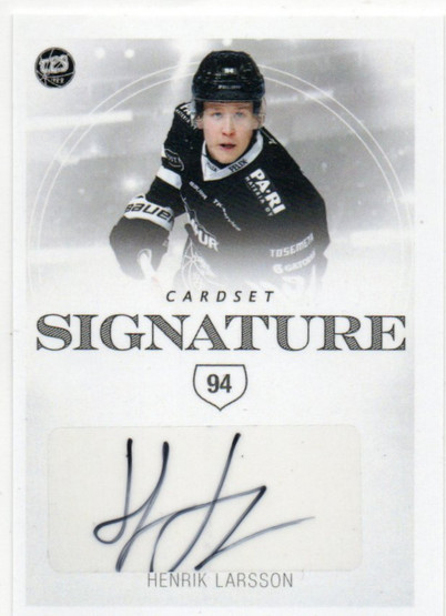 2019-20 Cardset Signature Henrik Larsson /125