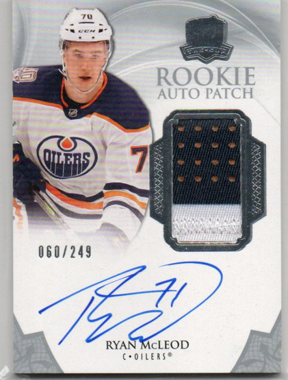  2020-21 The Cup #104 Ryan McLeod JSY AU/249 RC