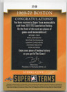 2017-18 ITG Superlative Super Teams Spectrum Silver #ST06 Bobby Orr/Phil Esposito/Wayne Cashman/Gerry Cheevers/Johnny Bucyk/Ken Hodge /2
