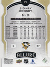  2020-21 Upper Deck Allure Purple Diamond #70 Sidney Crosby /10