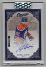  2023-24 Upper Deck Clear Cut Champs Autographs Blue #CRL Raphael Lavoie /50