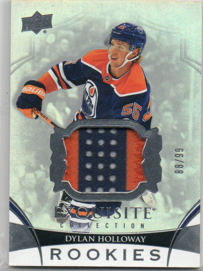  2022-23 Exquisite Collection Rookie Patch #RPDH Dylan Holloway /99