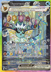Vaporeon ex 149/131 Prismatic Evolutions Special Illustration Rare