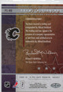  2009-10 OPC Premier Signings Gold #PSMB Mikael Backlund /15