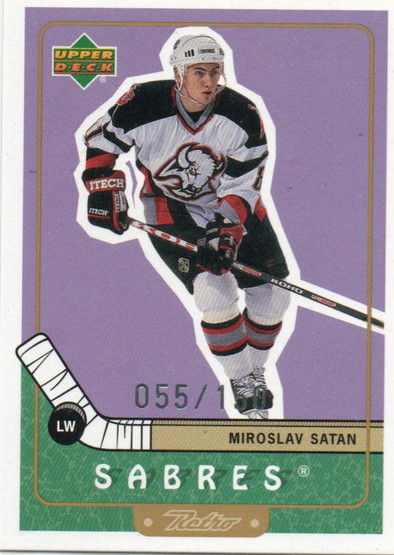  1999-00 Upper Deck Retro Gold #8 Miroslav Satan /150