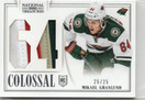  2013-14 Panini National Treasures Colossal Jerseys Prime Number #23 Mikael Granlund/25