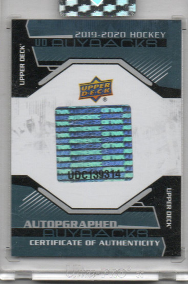  2019-20 Upper Deck Buybacks Autographs '16-17 #345 Mikael Granlund MVP LL/10