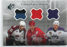  2001-02 SPx Hidden Treasures #TTFSD Peter Forsberg/Brendan Shanahan/Adam Deadmarsh