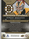  2021-22 Black Diamond Diamond Futures Relic Autographs #BDFJS Jeremy Swayman /25