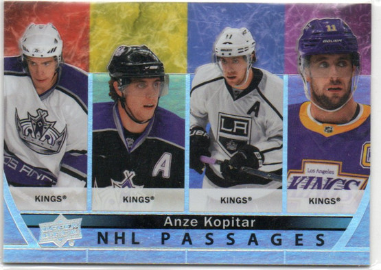  2021-22 Upper Deck NHL Passages #PA9 Anze Kopitar