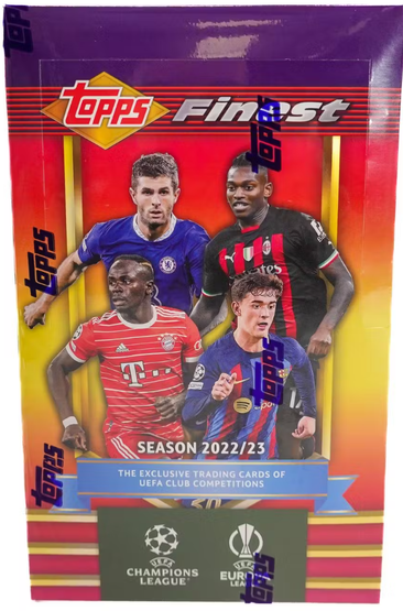 2022-23 Topps Finest Flashbacks UEFA Club Competitions Soccer Hobby Box