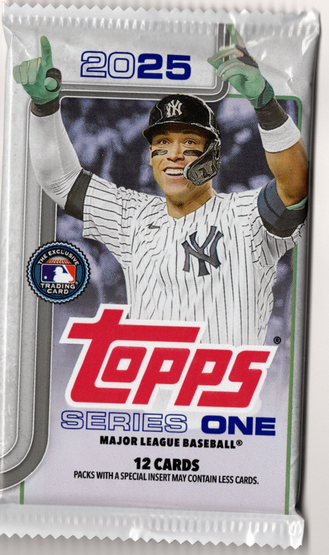 2025 Topps Series 1 Baseball irtopussi (Blaster), 1kpl