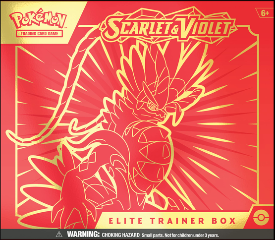  Pokémon TCG: Scarlet & Violet 1 – Elite Trainer Box (Koraidon Red)