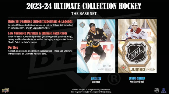  2023-24 Upper Deck Ultimate Collection Hockey Hobby Box
