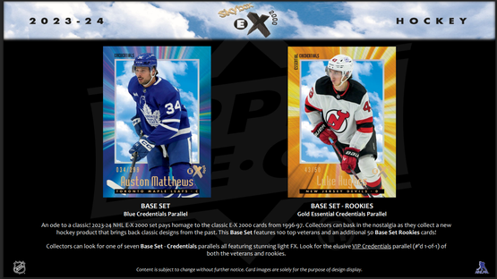 2023-24 Upper Deck Skybox E-X 2000 Hockey Hobby Box