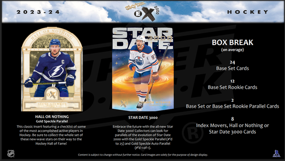 2023-24 Upper Deck Skybox E-X 2000 Hockey Hobby Box