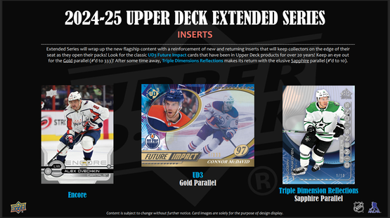 2024-25 Upper Deck Extended Series Hockey Hobby Box
