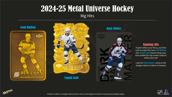 2024-25 Upper Deck Skybox Metal Universe Hockey Blaster Box