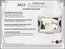 2022 Topps MLS Renaissance – Hobby Box