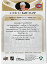 2020-21 SP Signature Edition Legends - Gold Spectrum Foil Autographs #181 Rick Chartraw AU