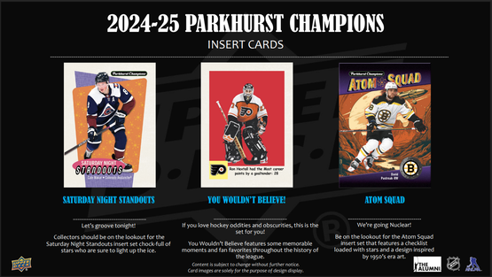 2024-25 Upper Deck Parkhurst Champions Hockey Hobby Box