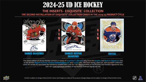 2024-25 Upper Deck Ice Hockey Hobby Box