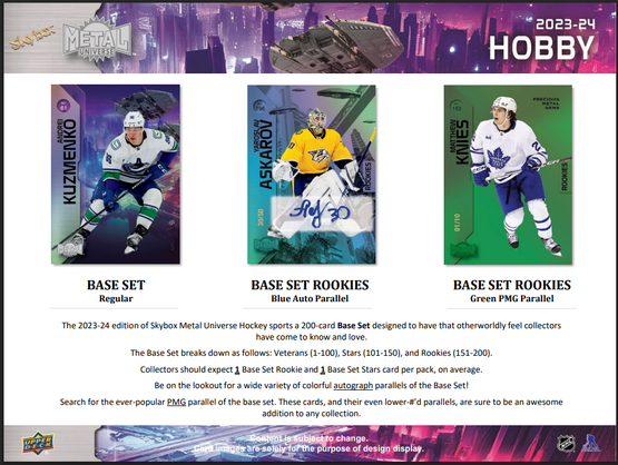 2023-24 Upper Deck Skybox Metal Universe Hockey 5-Pack Blaster Box 