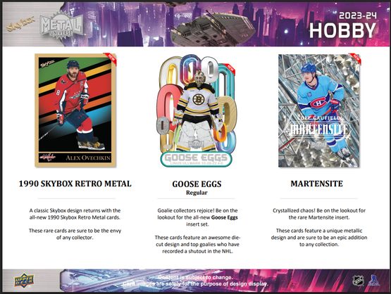 2023-24 Upper Deck Skybox Metal Universe Hockey 5-Pack Blaster Box 
