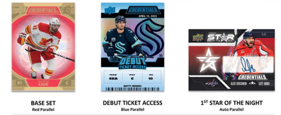  2022-23 Upper Deck Credentials Hockey Hobby Box