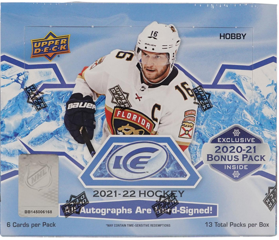 2021-22 Upper Deck Ice Hockey Hobby Box