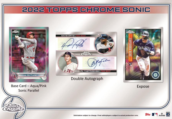 2022 Topps Chrome Sonic Baseball Hobby Lite Box