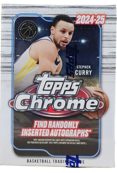 2024-25 Topps Chrome Basketball 8-Pack Blaster Box