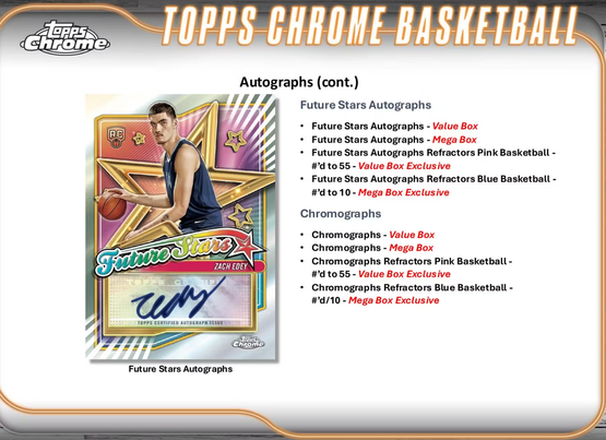 2024-25 Topps Chrome Basketball 8-Pack Blaster Box
