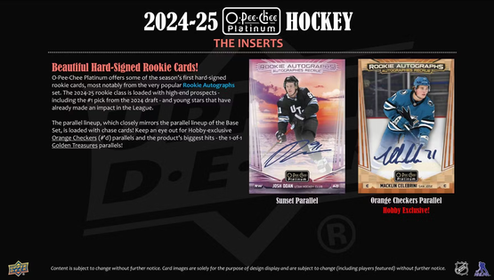  2024-25 O-Pee-Chee Platinum Hobby Box