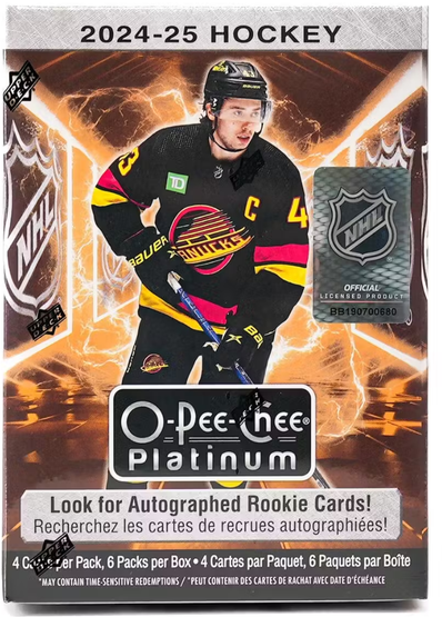 2024-25 O-Pee-Chee Platinum 6-Pack Blaster Box
