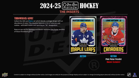 2024-25 O-Pee-Chee Platinum 6-Pack Blaster Box