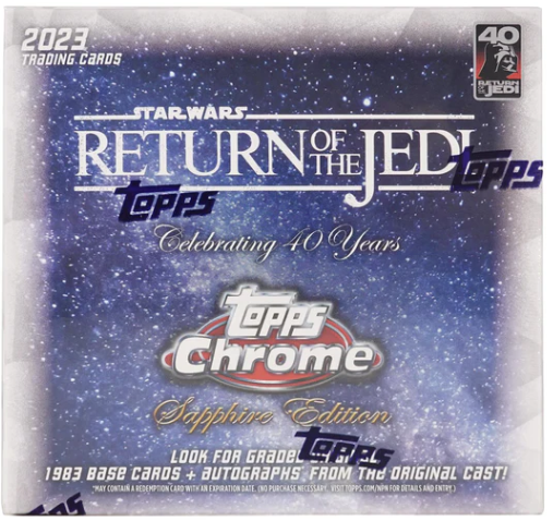 2023 Topps Star Wars: Return of the Jedi – Chrome Sapphire Edition (Hobby Box) 