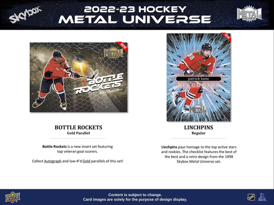 2022-23 Upper Deck SkyBox Metal Universe Hockey Hobby Box