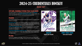 2024-25 Upper Deck Credentials Hockey Hobby, irtopussi 1kpl